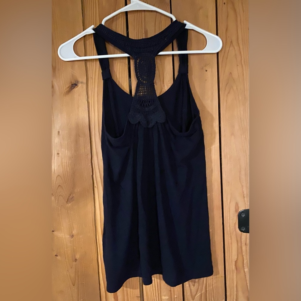 Converse One Star Navy Blue Racerback Tank Top - Picture 2 of 4